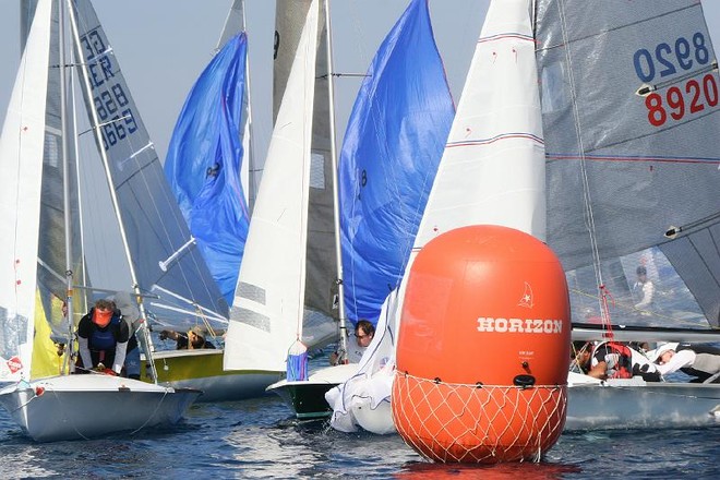 Action from the 505 worlds in Mondello, Sicily photo copyright Vincenzo Baglione / 505 Worlds 2008 taken at  and featuring the 505 class