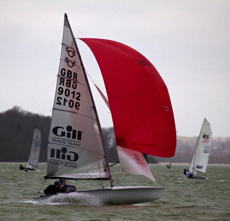 Andy Smith & Tim Needham win the John Merricks Tiger Trophy at Rutland photo copyright Tim Chapman taken at Rutland Sailing Club and featuring the 505 class