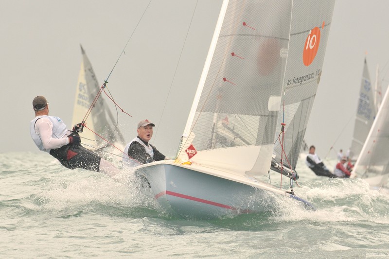 Mike Holt and Carl Smith put on a great display on the final day of the SAP 2011 505 Worlds photo copyright Christophe Favreau taken at  and featuring the 505 class