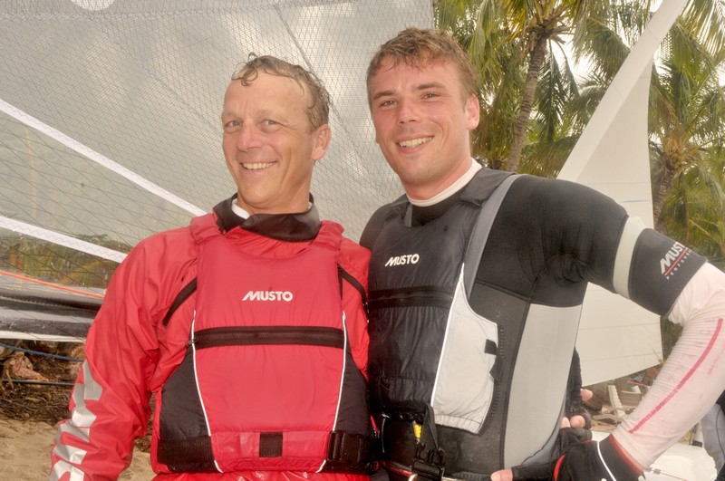 Wolfgang Hunger and Julien Kleiner win the SAP 2011 505 Worlds photo copyright Christophe Favreau taken at  and featuring the 505 class