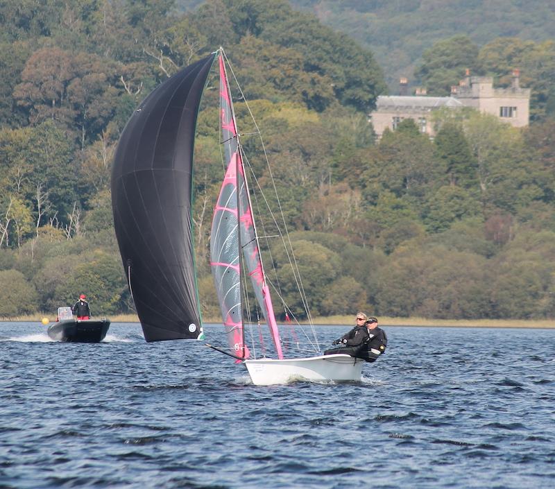 3rd place Paul and Jude Allen during the 13th Great North Asymmetric Challenge photo copyright William Carruthers taken at Bassenthwaite Sailing Club and featuring the 59er class