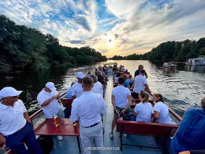 The fleet enjoyed a wonderful boat trip on Thursday evening from the Mugglesee to the heart of Berlin - 5.5 Metre German Open - photo © Robert Deaves