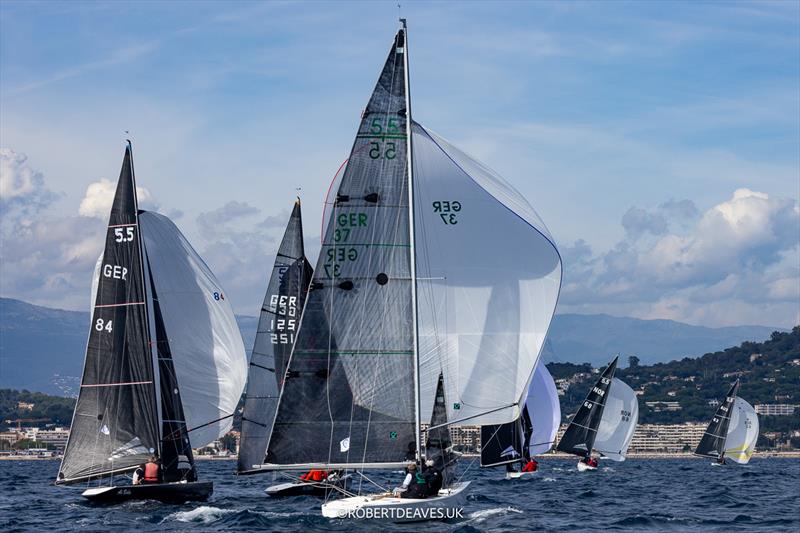 Race 2 - 2024 5.5 Metre French Open at the Regates Royales in Cannes photo copyright Robert Deaves taken at Yacht Club de Cannes and featuring the 5.5m class