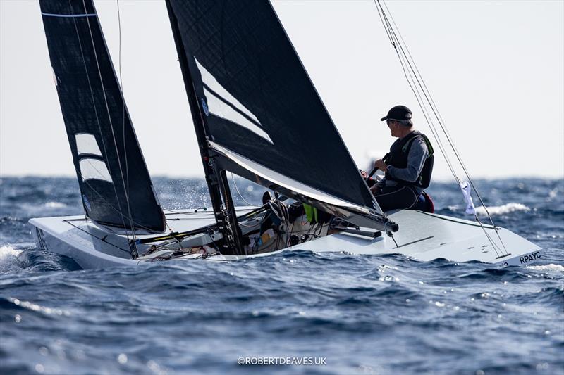 Beta Crucis leads into final day of the 2024 5.5 Metre French Open at the Regates Royales in Cannes photo copyright Robert Deaves / www.robertdeaves.uk taken at Yacht Club de Cannes and featuring the 5.5m class