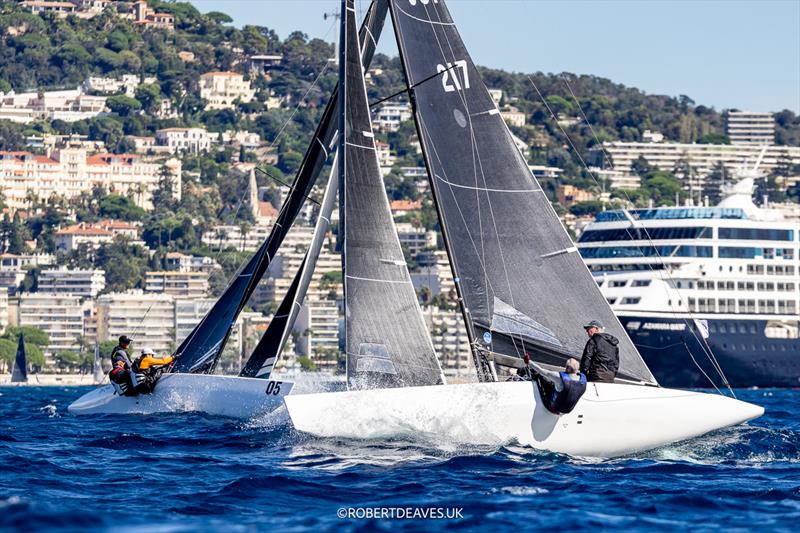 Skylla V - 5.5 Metre French Open at the Regates Royales in Cannes photo copyright Robert Deaves taken at Yacht Club de Cannes and featuring the 5.5m class