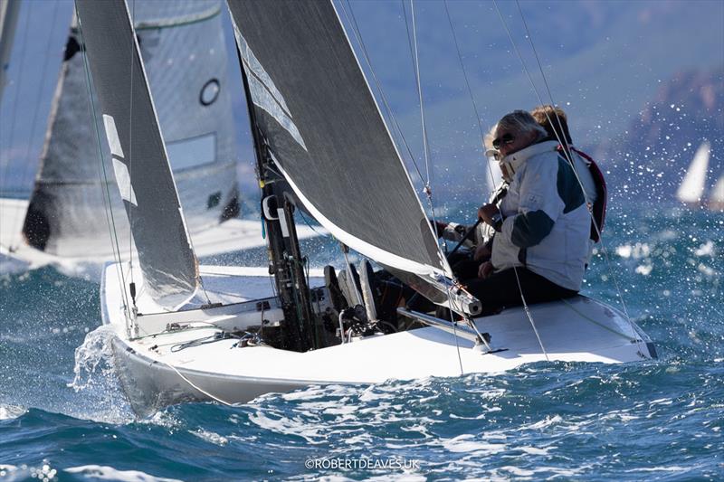 Ali Baba in Black - 5.5 Metre French Open at the Regates Royales in Cannes photo copyright Robert Deaves taken at Yacht Club de Cannes and featuring the 5.5m class