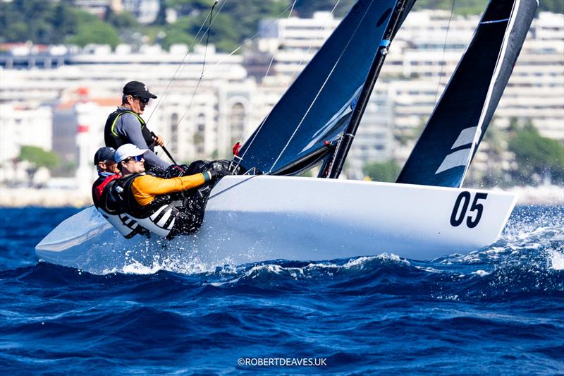 Beta Crucis - 5.5 Metre French Open at the Regates Royales in Cannes photo copyright Robert Deaves taken at Yacht Club de Cannes and featuring the 5.5m class