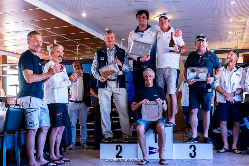 Prizegiving - 5.5 Metre French Open at the Regates Royales in Cannes - photo © Robert Deaves