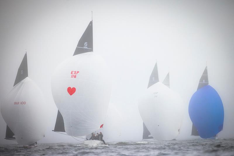 Six Metre European Championship day 3 photo copyright SailingShots by Maria Muiña taken at Real Club Nautico de Sanxenxo and featuring the 6m class