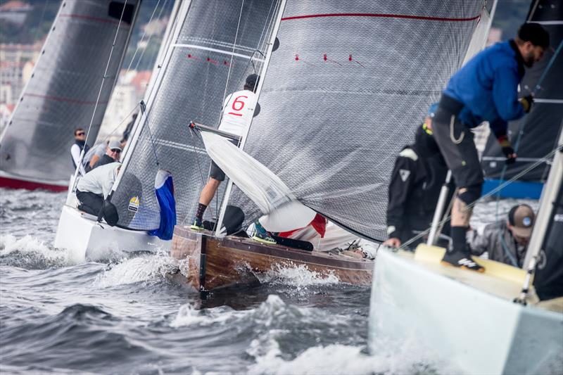 Six Metre European Championship day 5 photo copyright SailingShots by Maria Muiña taken at Real Club Nautico de Sanxenxo and featuring the 6m class