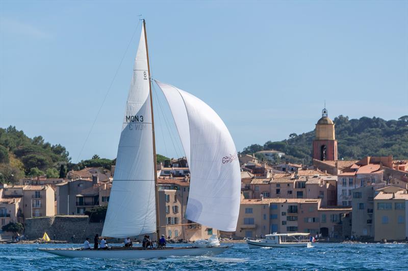 Les Voiles de Saint-Tropez photo copyright Gilles Martin-Raget taken at Société Nautique de Saint-Tropez and featuring the 8m class