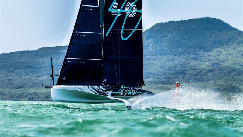 Emirates Team New Zealand - AC40 - Waitemata Harbour - Auckland - October 26, 2022 - photo © Adam Mustill / America's Cup