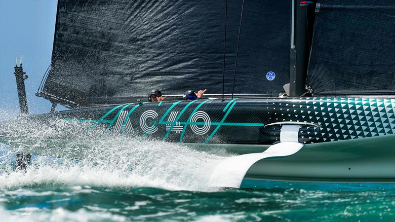 Emirates Team NZ's AC40  - Inner Hauraki Gulf - Auckland - October 26, 2022 - photo © Adam Mustill / America's Cup