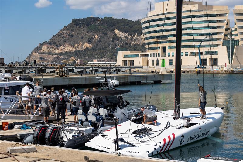 American Magic - AC40  - Day 1 - June 22, 2023 - Barcelona - photo © Alex Carabi / America's Cup