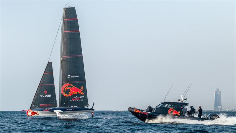 Alinghi Red Bull Racing - Day 57 - Jeddah - November 6, 2023 photo copyright Alex Carabi / America's Cup taken at Société Nautique de Genève and featuring the AC40 class