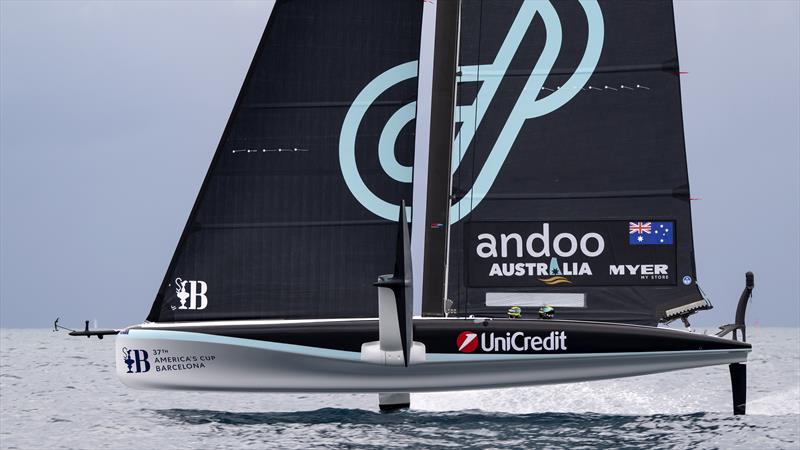 Andoo Team Australia Youth Team on UniCredit Youth America's Cup, Race Day 3 - Group B  - September 20, 2024 - Barcelona - photo © David Maynard / www.alleycatphotographer.com