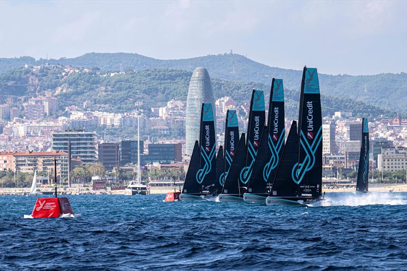 Day 6 - Group A - UniCredit Youth America's Cup - September 23, 2024 - Barcelona photo copyright Ian Roman / America's Cup taken at  and featuring the AC40 class