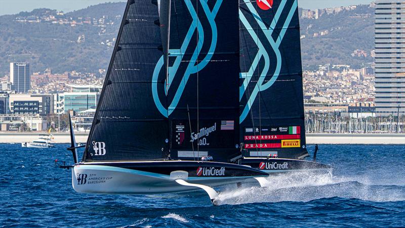 American Magic and Luna Rossa - AC40 - UniCredit Youth America's Cup, Race Day 8 - September 26, 2024 - photo © Ricardo Pinto / America's Cup