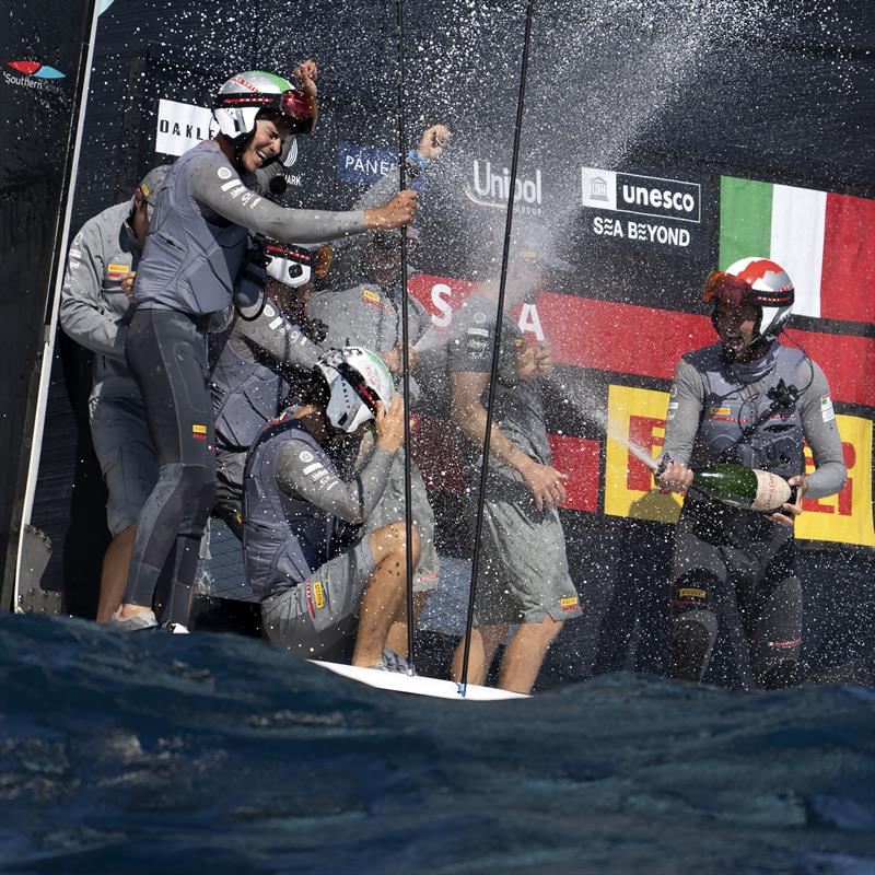 Luna Rossa Prada Pirelli Youth Team Italy win the UniCredit Youth America's Cup Final - September 26, 2024 photo copyright David Maynard / www.alleycatphotographer.com taken at  and featuring the AC40 class