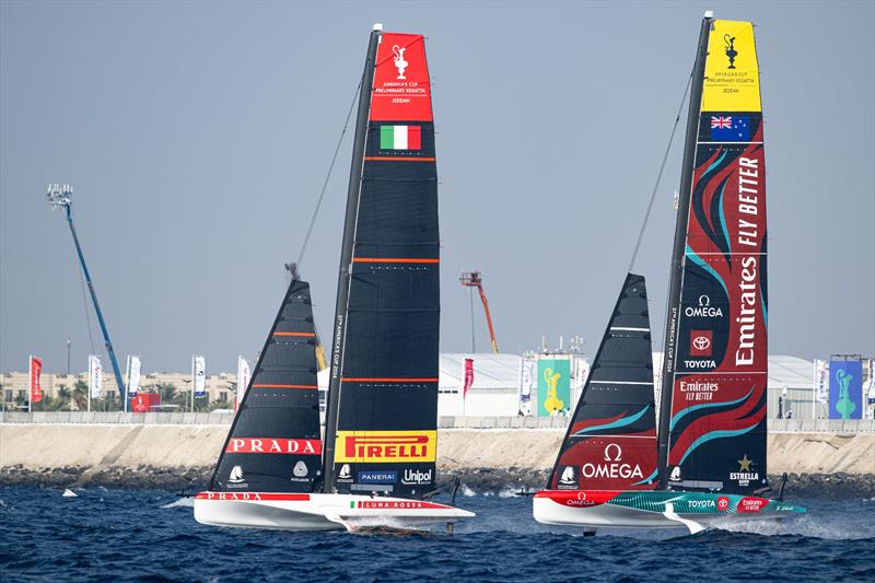 AC40 Preliminary Series racing in Jeddah - photo © Ricardo Pinto / America's Cup