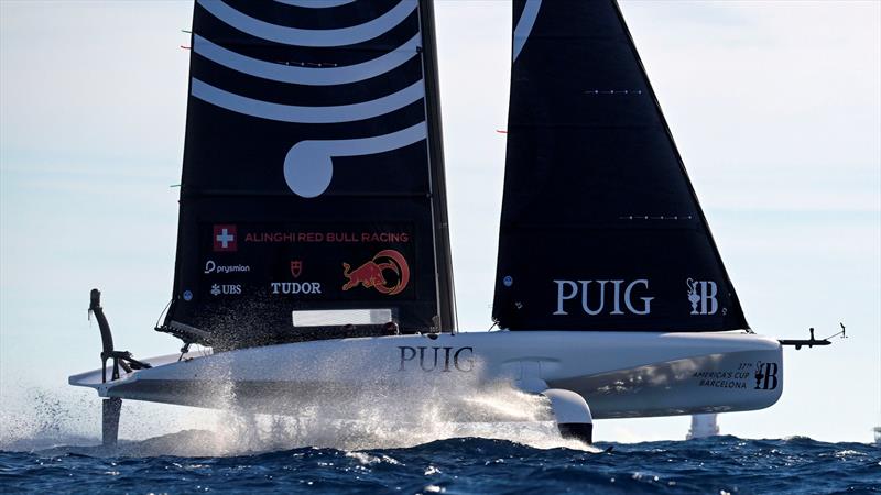 Alinghi Red Bull Racing Womens Team Italy , last race - Puig Women's America's Cup -  Day 1, Group A - October 5, 2024  - photo © David Maynard / www.alleycatphotographer.com