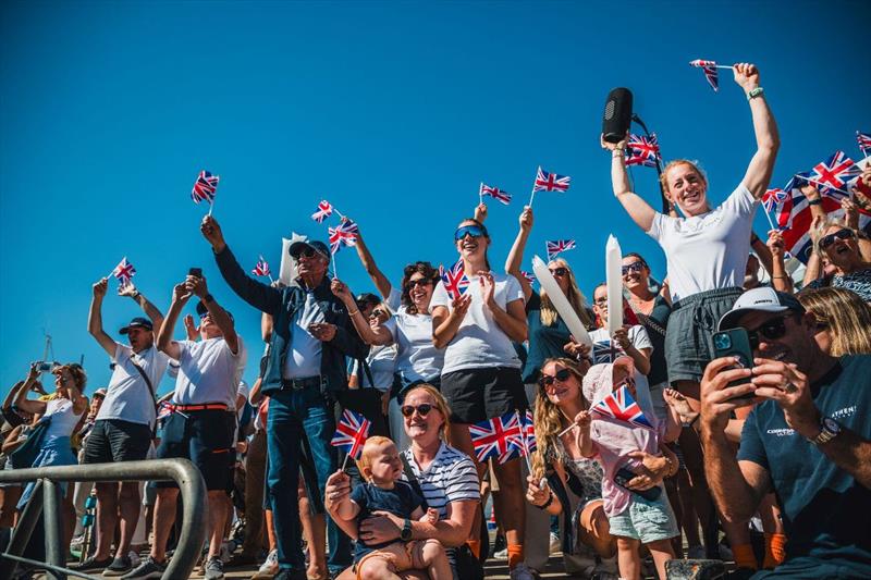 British fans - Puig Women's America's Cup -  Day 1, Group A - October 5, 2024  - photo © Athena Pathway