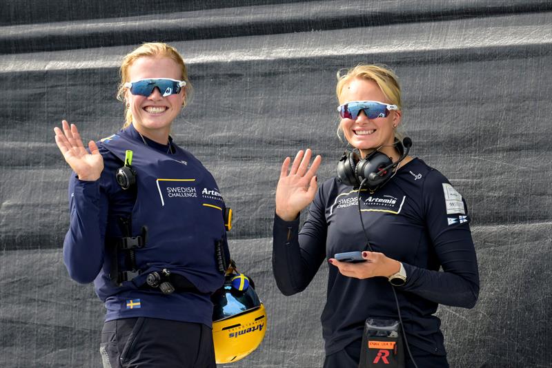 Swedish Challenge Women's Team Powered by Artemis Technologies (ahead of race 1) - Puig Women's America's Cup -  Day 2, Group B - October 6, 2024  - photo © David Maynard / www.alleycatphotographer.com