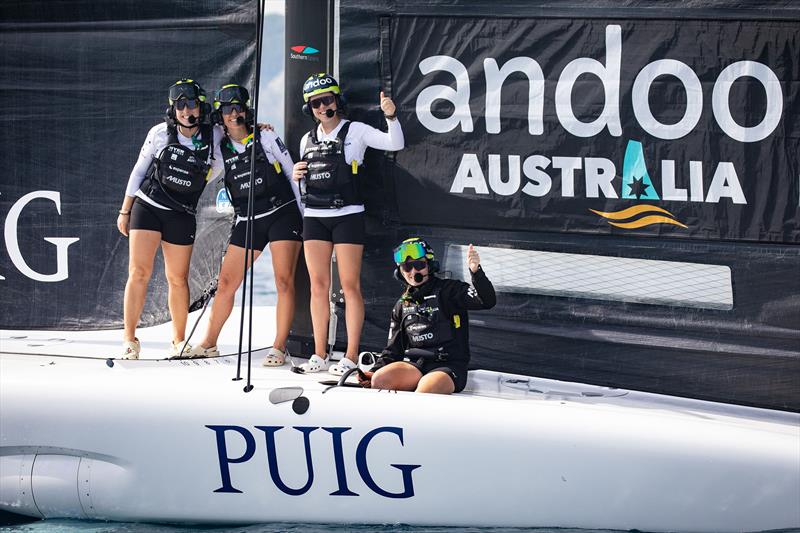 Andoo Team Australia October 6, 2024 - photo © Nic Douglass @sailorgirlHQ