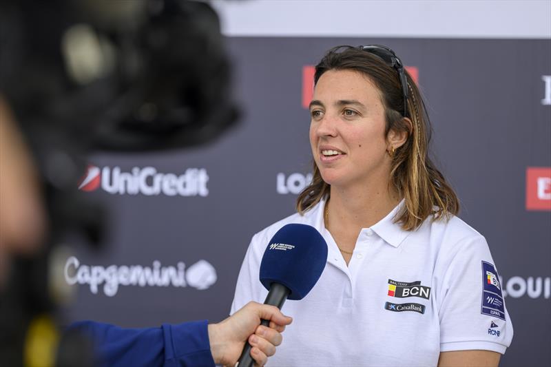 María Cantero, trimmer for Sail Team BCN - Group B - Puig Women's America's Cup - October 8, 2024 - photo © Ricardo Pinto / America's Cup