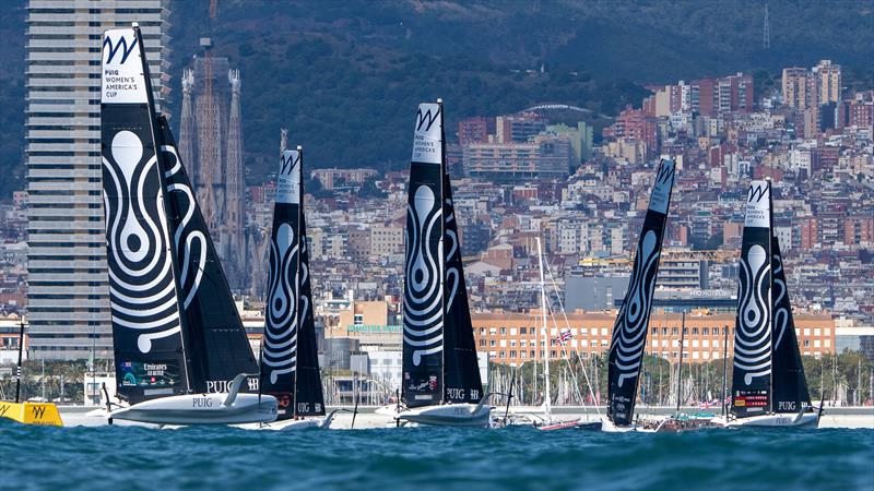 AC40 fleet - Group A - Puig Women's America's Cup - October 10, 2024 - photo © Ian Roman / America's Cup