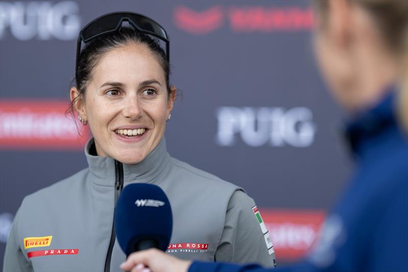 Margherita Porro, port helm on Luna Rossa Prada Pirelli - Puig Women's America's Cup - photo © Ricardo Pinto / America's Cup