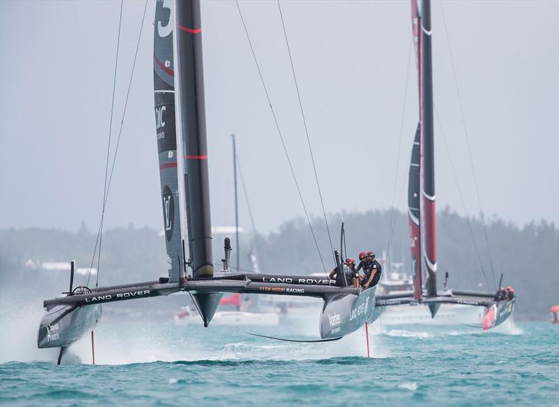 Land Rover BAR bow out of the 35th America's Cup - photo © Lloyd Images