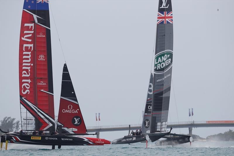 Land Rover BAR bow out of the 35th America's Cup - photo © Lloyd Images