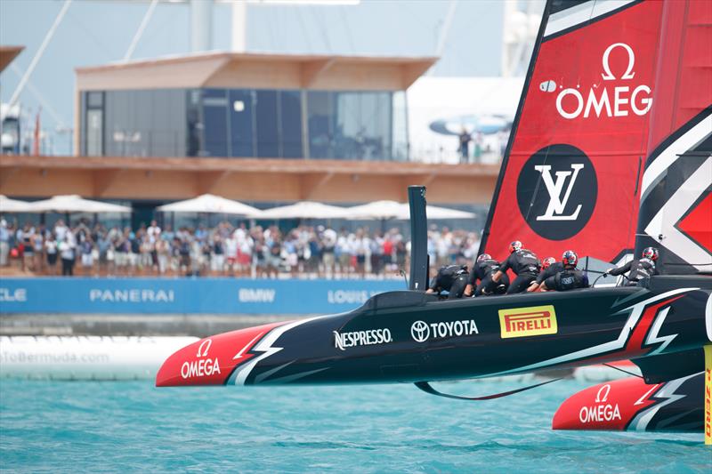 Emirates Team New Zealand on day 3 of the Louis Vuitton America's Cup Playoff Semi-finals - photo © Lloyd Images