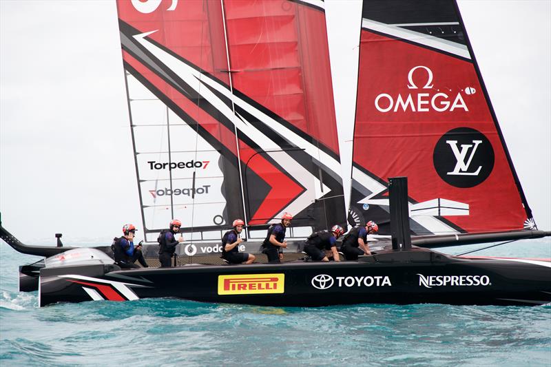 Emirates Team New Zealand on day 3 of the Louis Vuitton America's Cup Playoff Semi-finals - photo © Lloyd Images