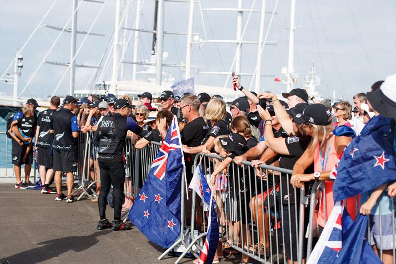 Emirates Team New Zealand on day 3 of the Louis Vuitton America's Cup Playoff Semi-finals - photo © Lloyd Images