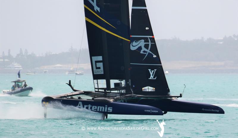 Artemis Racing on day 3 of the Louis Vuitton America's Cup Playoff Semi-finals - photo © Nic Douglass / www.AdventuresofaSailorGirl.com