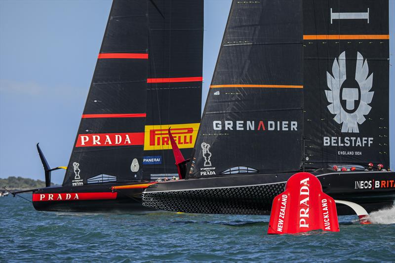 Luna Rossa Prada Pirelli vs INEOS TEAM UK on day 3 of PRADA ACWS Auckland - photo © COR36 / Studio Borlenghi