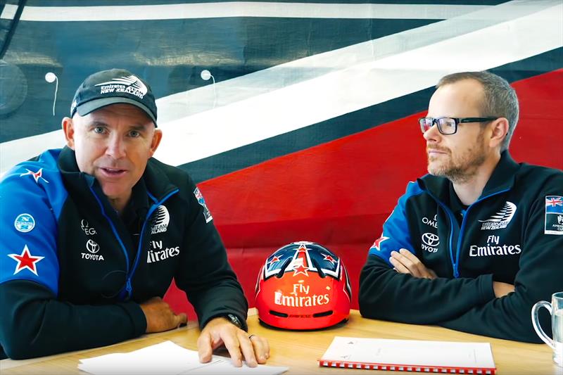 Ray Davies and Dan Bernasconi - photo © Emirates Team New Zealand