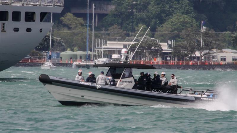 American Magic sailing crew - Course E - Eastern Beach - Hauraki Gulf - November 3, 2020 - 36th America's Cup - photo © Richard Gladwell / Sail-World.com