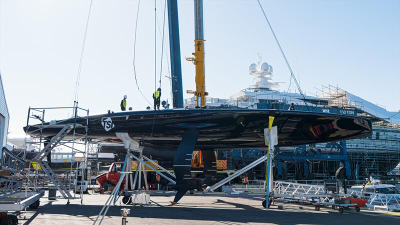 American Magic, Day 45 AC75 (B2), November 6, 2023 Barcelona photo copyright Ugo Fonolla / America's Cup taken at New York Yacht Club and featuring the AC75 class