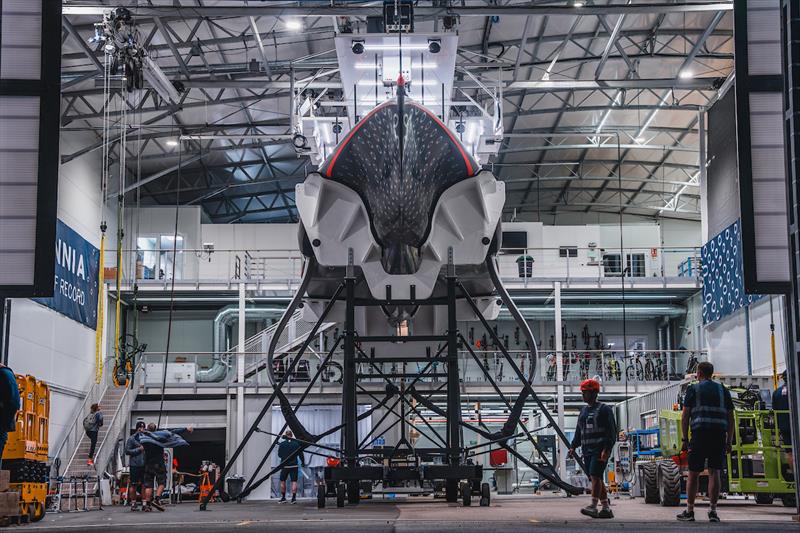 INEOS Britannia's new AC75 Race Boat revealed in Barcelona - photo © Cameron Gregory