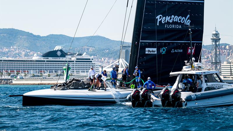 American Magic - AC75 - Day 18 - June 6, 2024 - Barcelona - photo © Ugo Fonolla / America's Cup