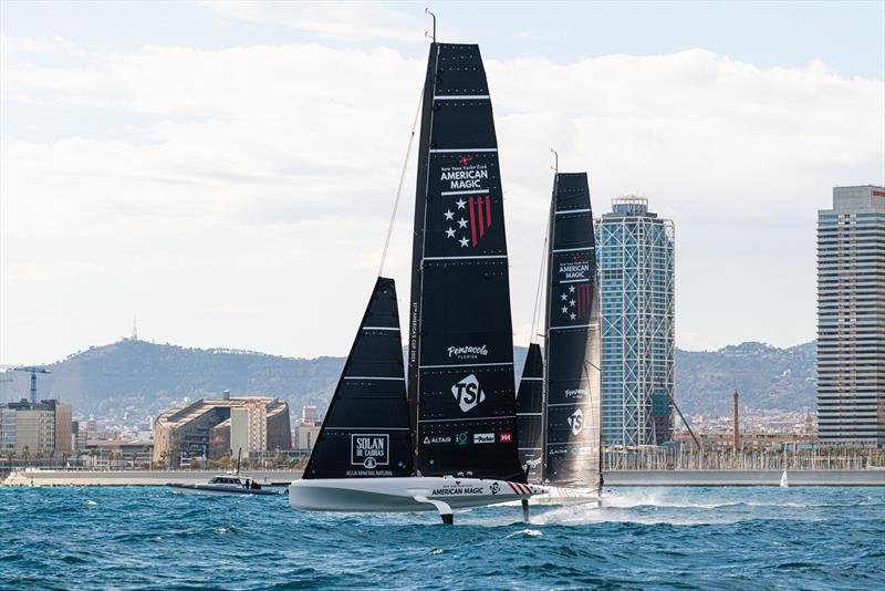 American Magic - AC75 - June, 2024 - Barcelona - photo © Ugo Fonolla / America's Cup