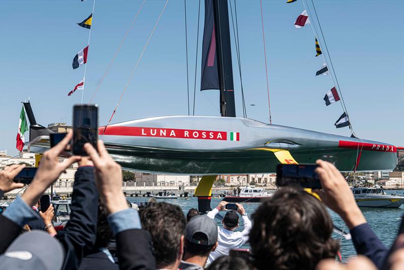 Luna Rossa - AC75 - July 9, 2024 - Barcelona photo copyright AC37 Joint Recon taken at Circolo della Vela Sicilia and featuring the AC75 class