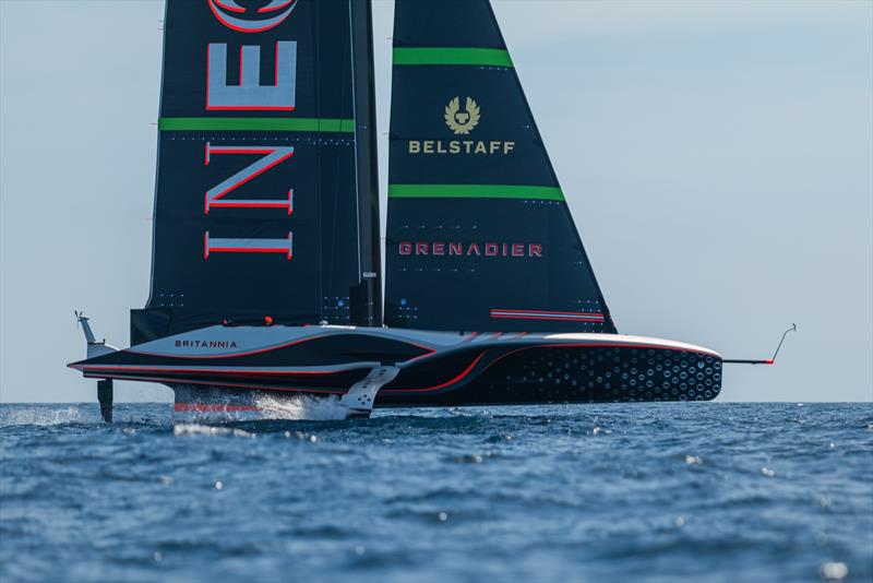 INEOS Britannia - AC75 - July 2024 - Barcelona photo copyright Job Vermeulen / America's Cup taken at Royal Yacht Squadron and featuring the AC75 class