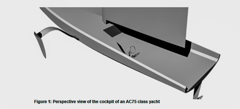 Figure 1: Perspective of the cockpit of an AC75 class yacht - photo © Unknown AC Team