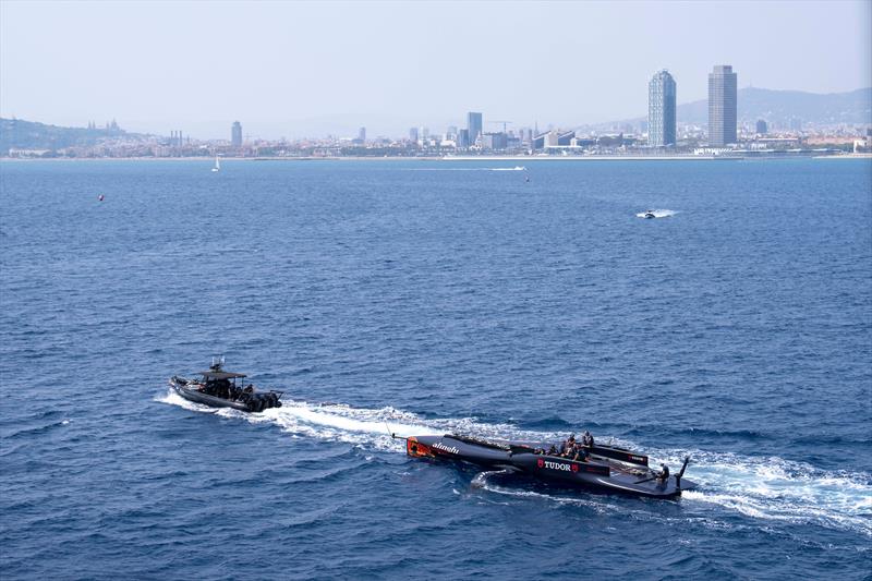 Alinghi Red Bull Racing- AC75  - Barcelona - August 20, 2024 - photo © Ricardo Pinto / America's Cup