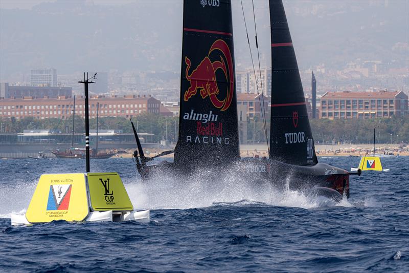 Alinghi Red Bull Racing- AC75  - Barcelona - August 22, 2024 - photo © Ian Roman / America's Cup