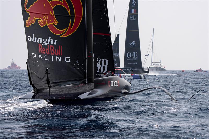 Alinghi Red Bull Racing -  AC75  - Louis Vuitton Preliminary Event - Day 1 - Barcelona - August 22, 2024 - photo © Ian Roman / America's Cup